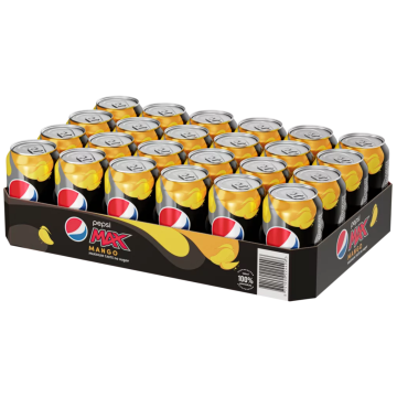 Reduced Pepsi Max Mango 24x0.33 L