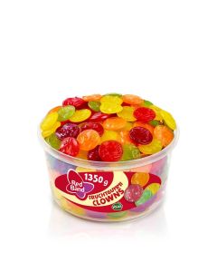 Red Band Fruchtgummi Clowns sm&aring; frugtgummiklovne med intens frugtsmag